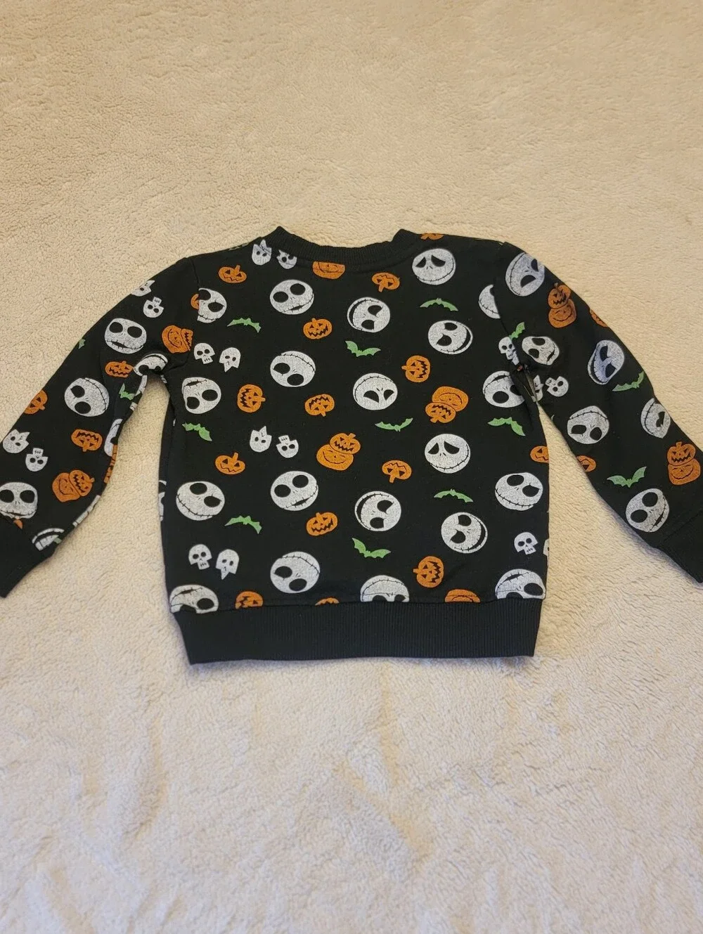 Nightmare Before Christmas Fleece Crewneck Sweatshirt And Jogger 2 Piece Set